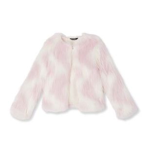 George Pink/White Fur Coat